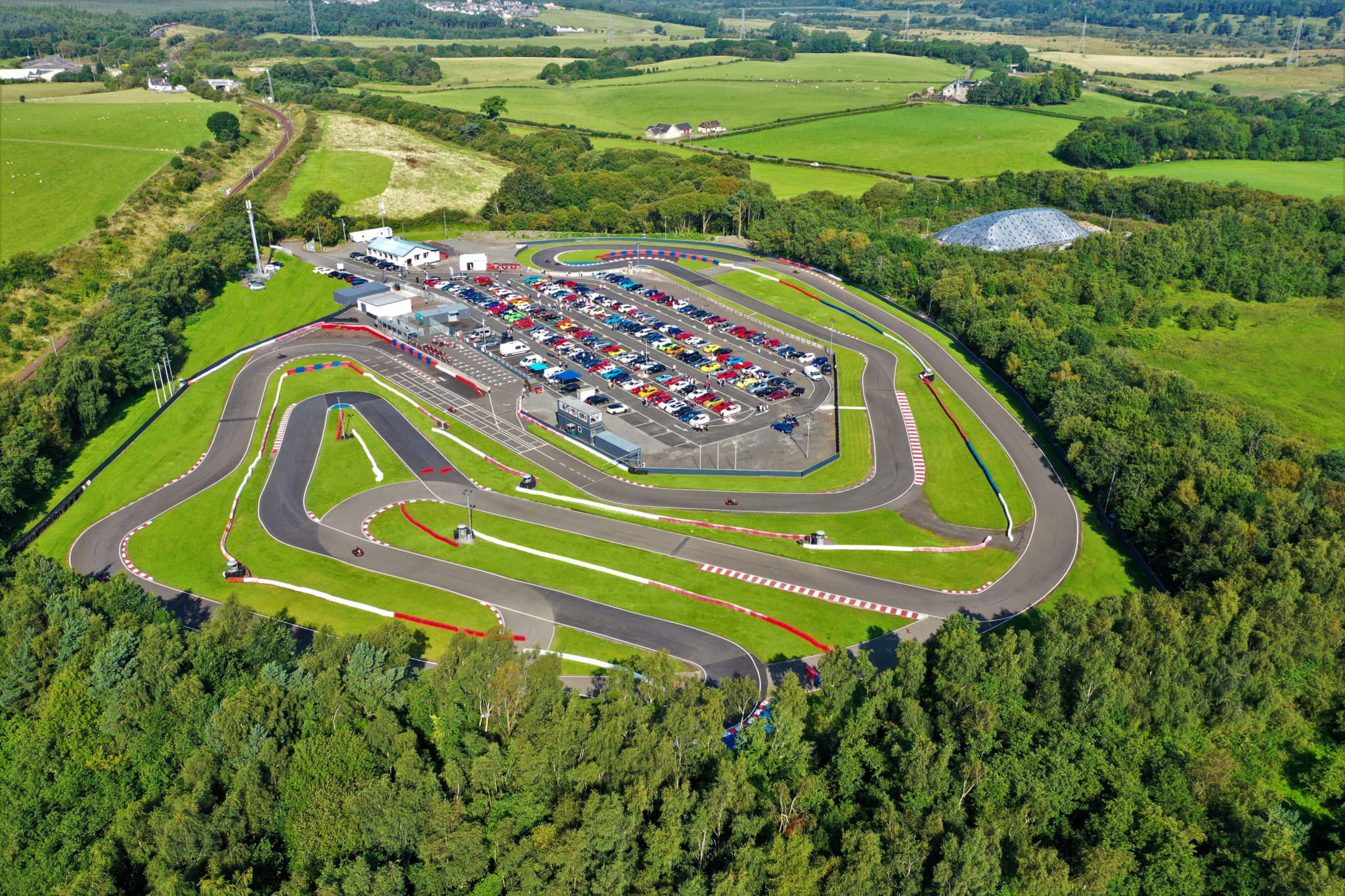 Larkhall Circuit aerial View